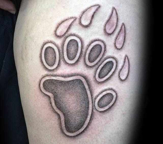 Tip 92+ about lion paw tattoo super cool .vn